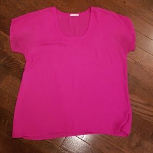 Hot Pink short sleeve shirt